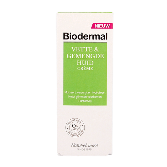 Biodermal Vet & gemengde huid creme 50.00 Milliliter