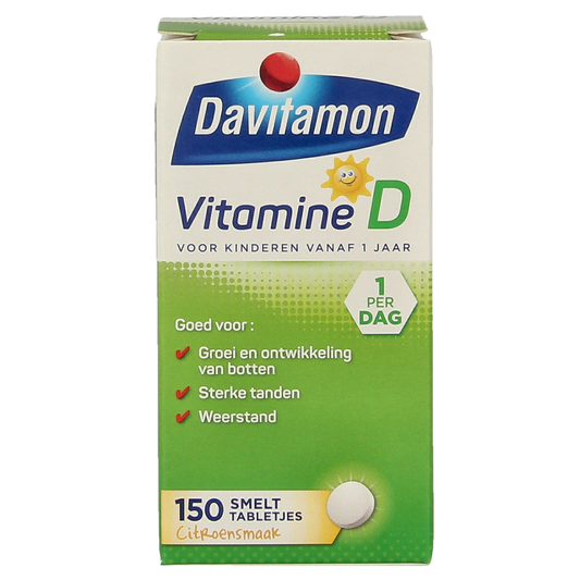 Davitamon Vitamine D kind smelttablet 150.00 Tabletten