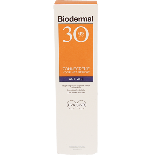 Biodermal Anti-age creme gezicht SPF30 40.00 Milliliter
