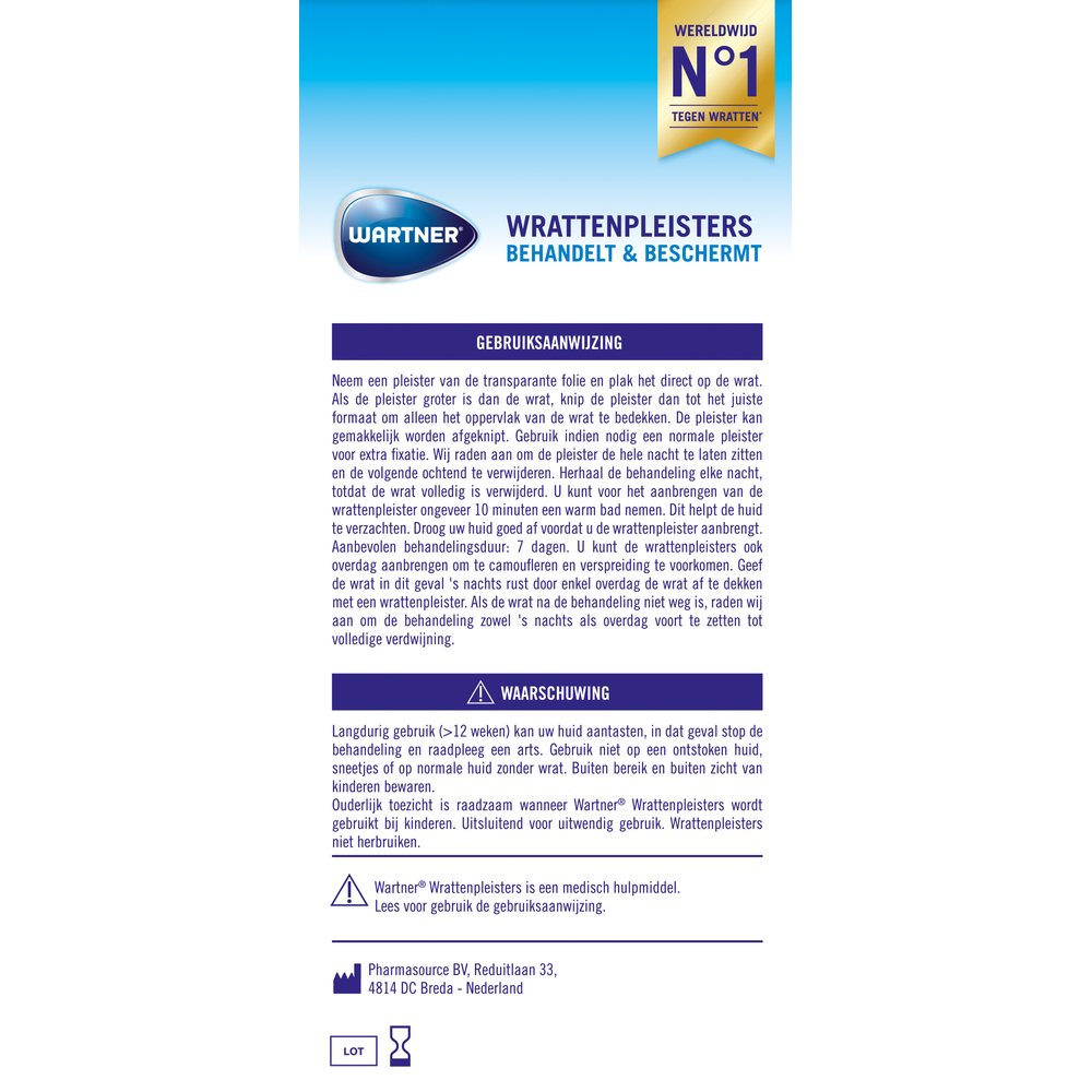 Wartner Wrattenpleister 24.00 Stuks