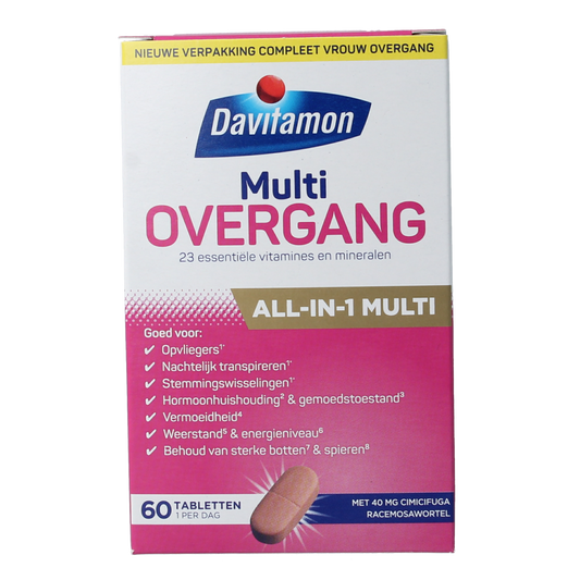 Davitamon Compleet vrouw overgang 60.00 Tabletten