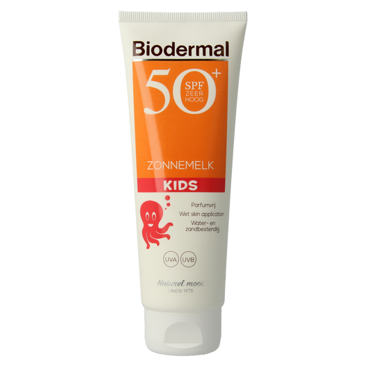 Biodermal Zonnemelk kids SPF50+ 125.00 Milliliter