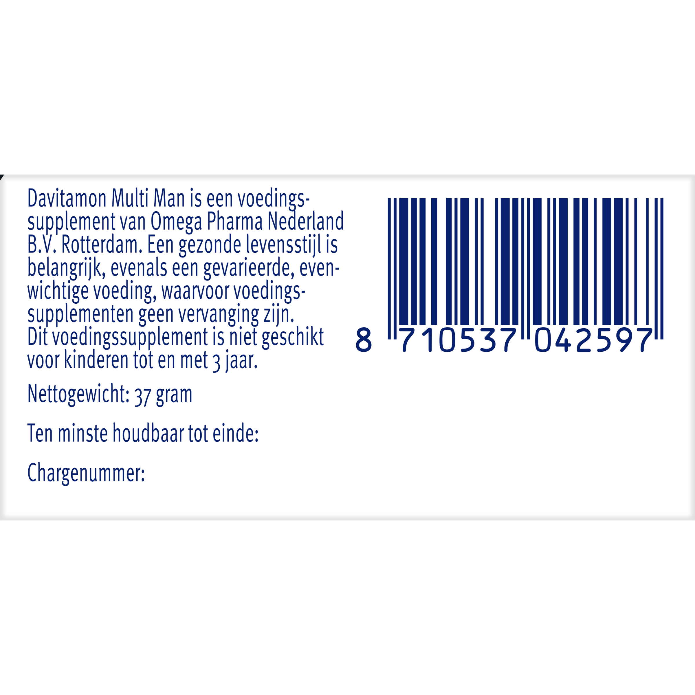 Davitamon Multi man 30.00 Tabletten
