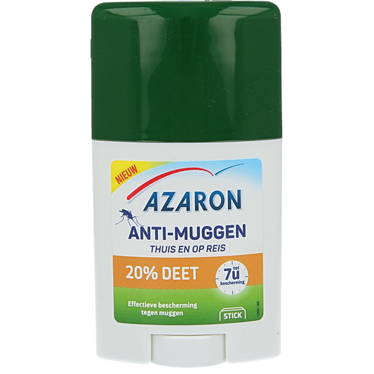 Azaron Anti muggen 20% deet stick 50.00 Milliliter