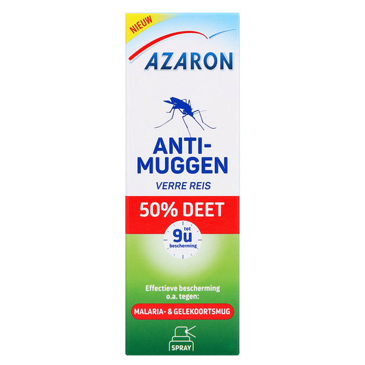 Azaron Anti muggen 50% deet spray 50.00 Milliliter