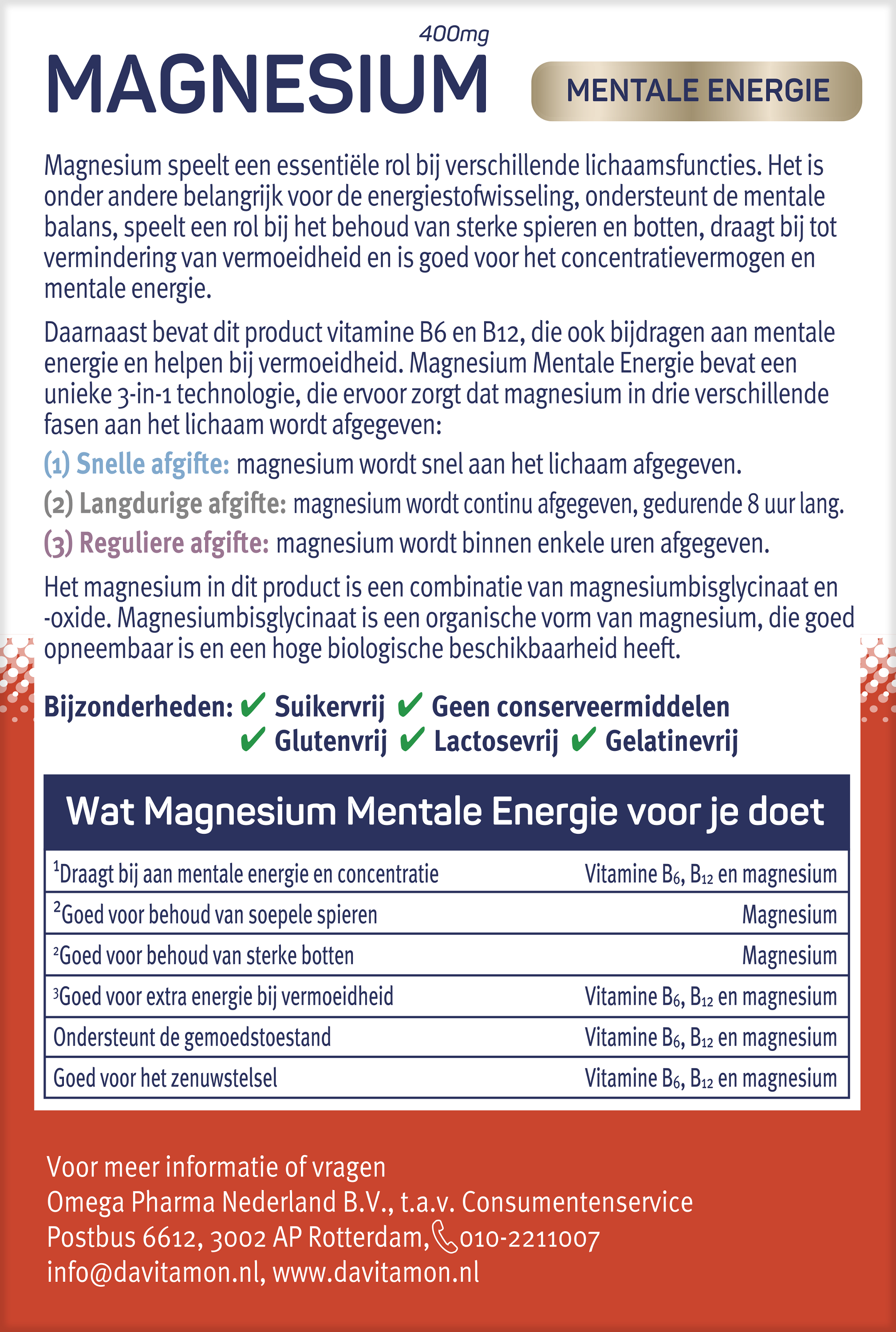 Davitamon Magnesium mentale energie 30.00 Tabletten