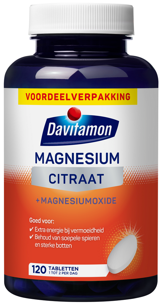 Davitamon Magnesium citraat 120 Tabletten