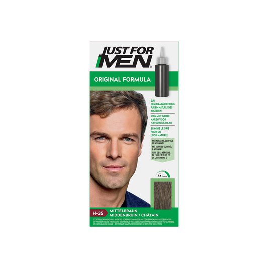 Just For Men Midden bruin H35 voorheen donker blond 2 x 30ml 1.00 Set