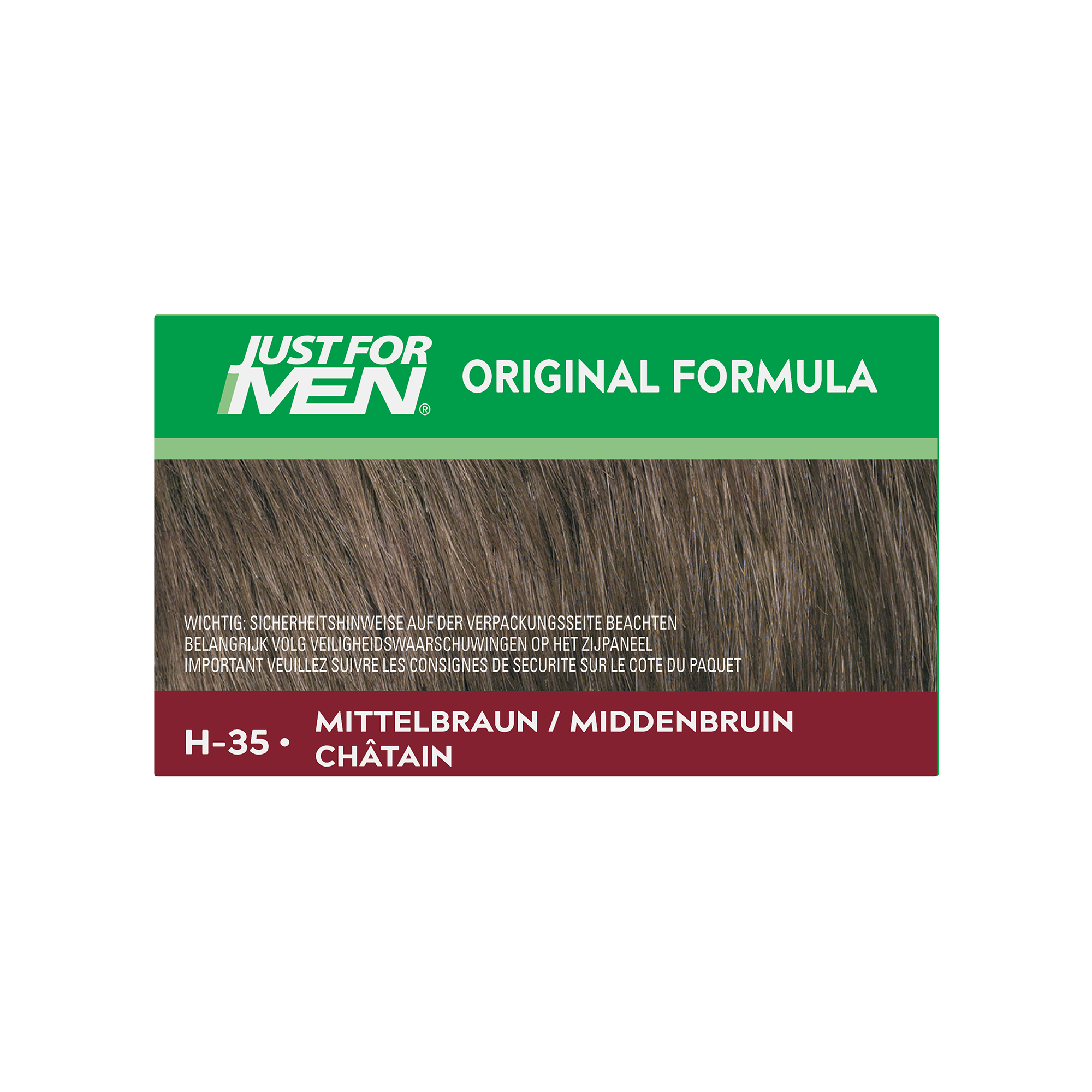 Just For Men Midden bruin H35 voorheen donker blond 2 x 30ml 1.00 Set