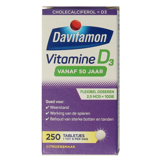 Davitamon Vitamine D 50+ 250 Tabletten