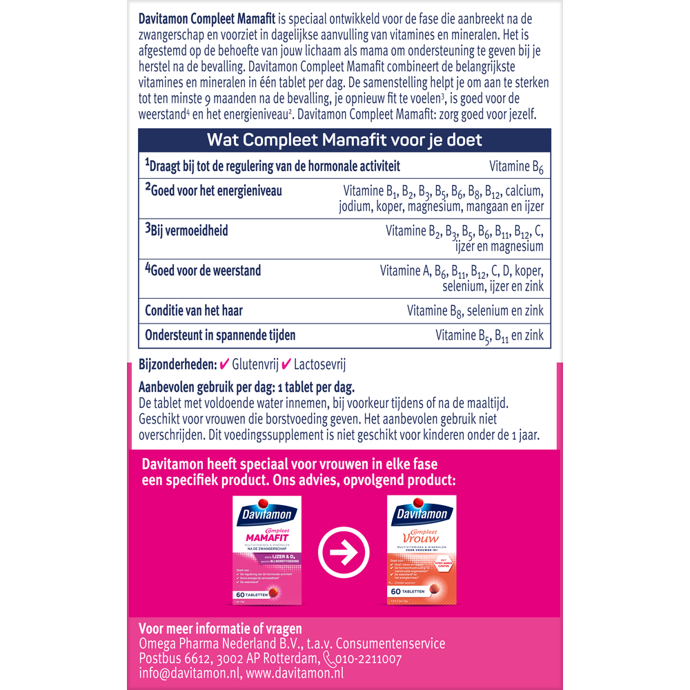 Davitamon Mama fit 60.00 Tabletten