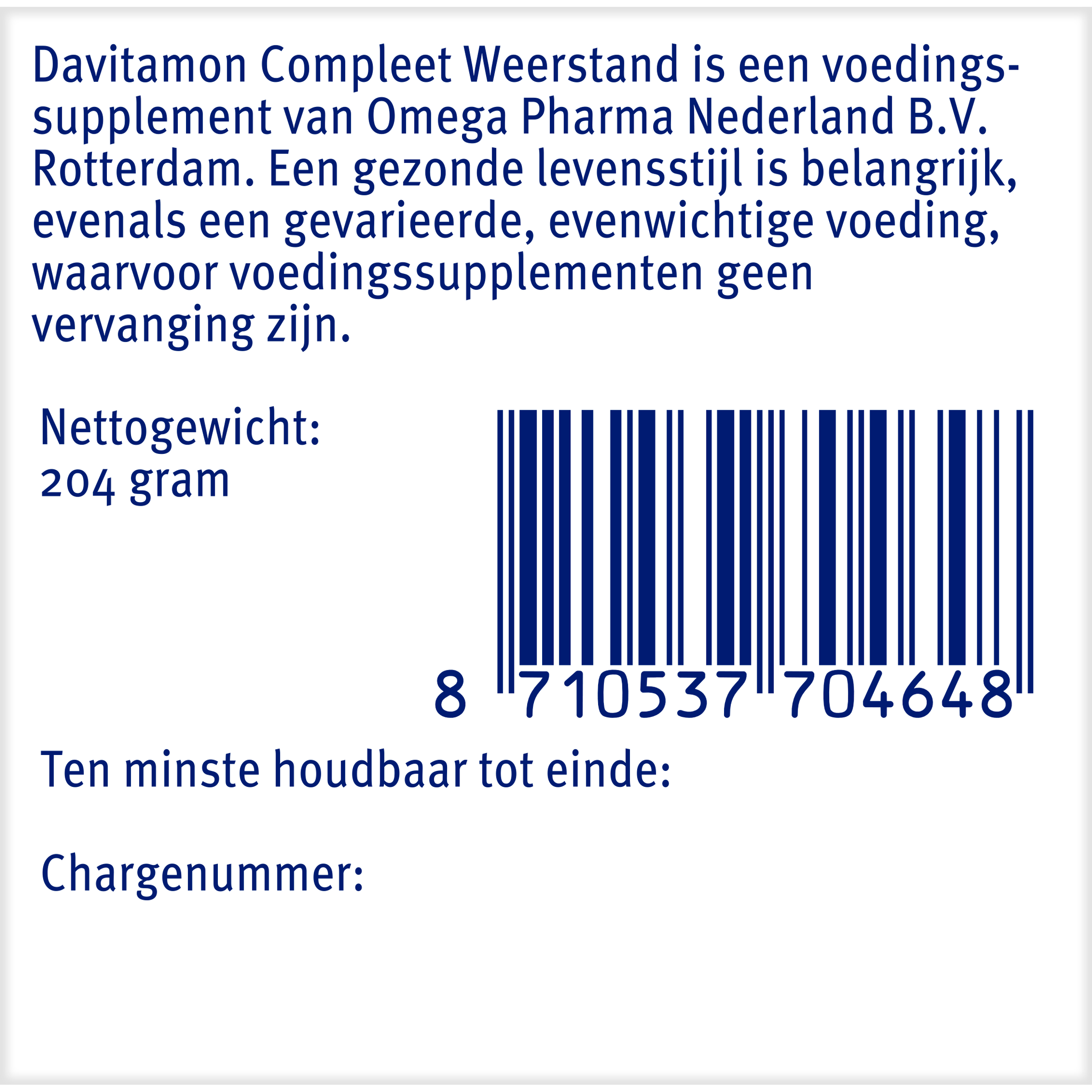 Davitamon Compleet weerstand 400.00 Dragees