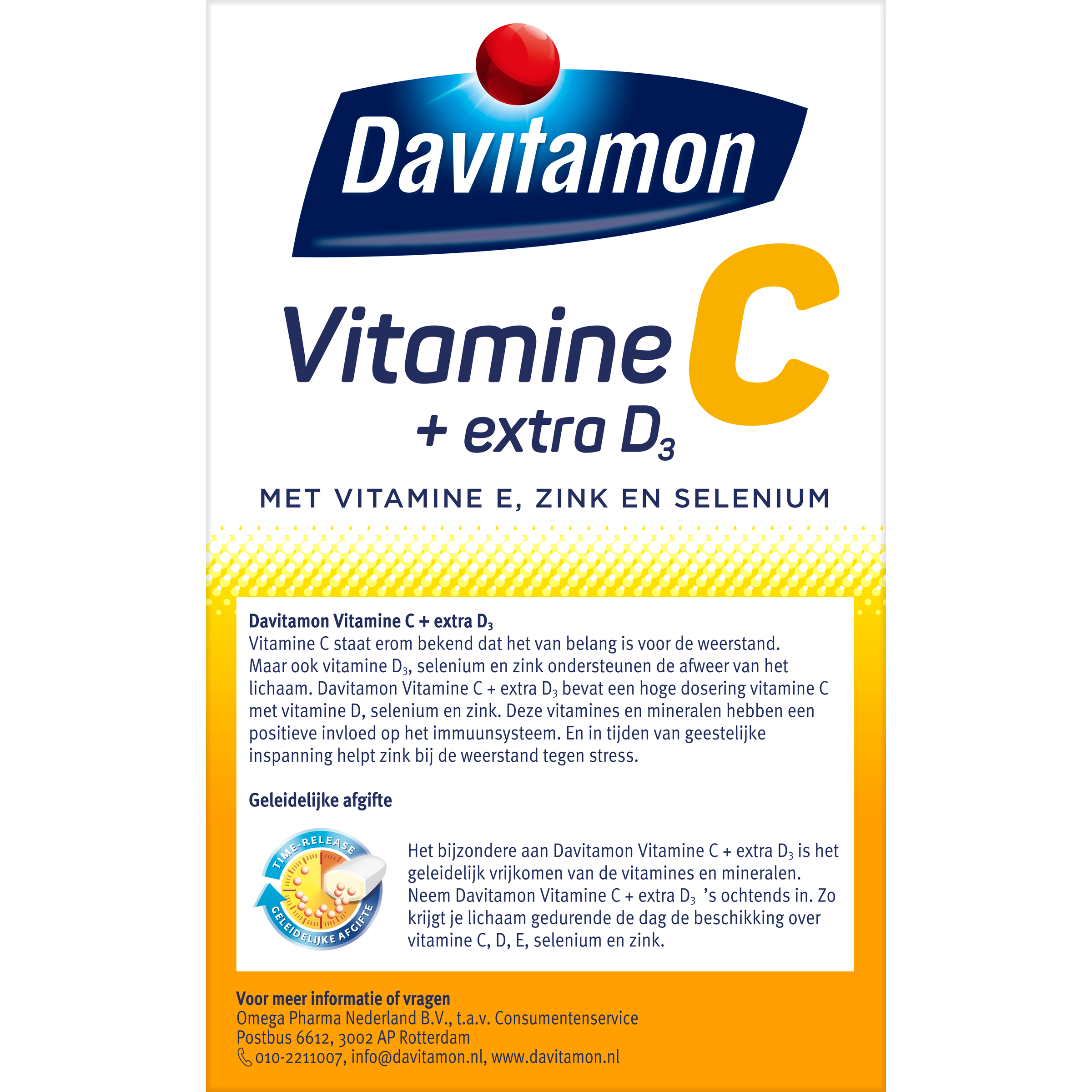 Davitamon Vitamine C time release 42.00 Tabletten