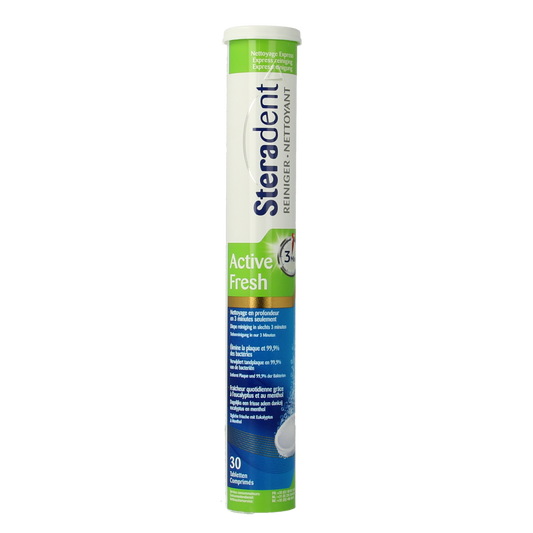 Steradent Active fresh 30.00 Stuks