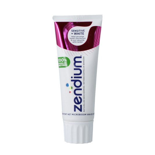 Zendium Tandpasta sensitive whitener 75.00 Milliliter