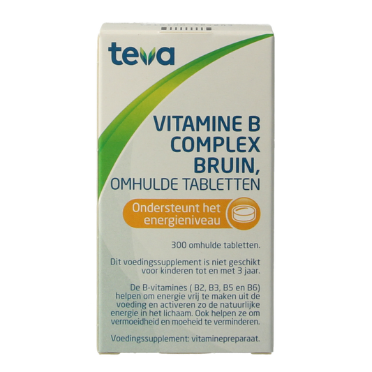 Teva Vitamine B complex bruin los 300 Tabletten