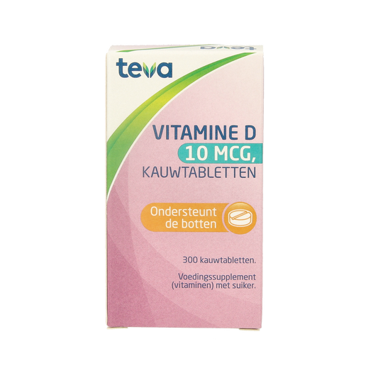 Teva Vitamine D 10 mcg 400IE 300.00 Tabletten