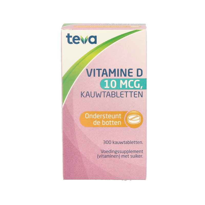 Teva Vitamine D 10 mcg 400IE 300 Tabletten