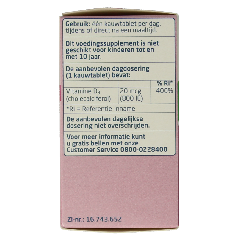 Teva Vitamine D 20 mcg 800IE 300 Tabletten
