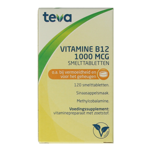 Teva Vitamine B12 1000mcg 120.00 Tabletten