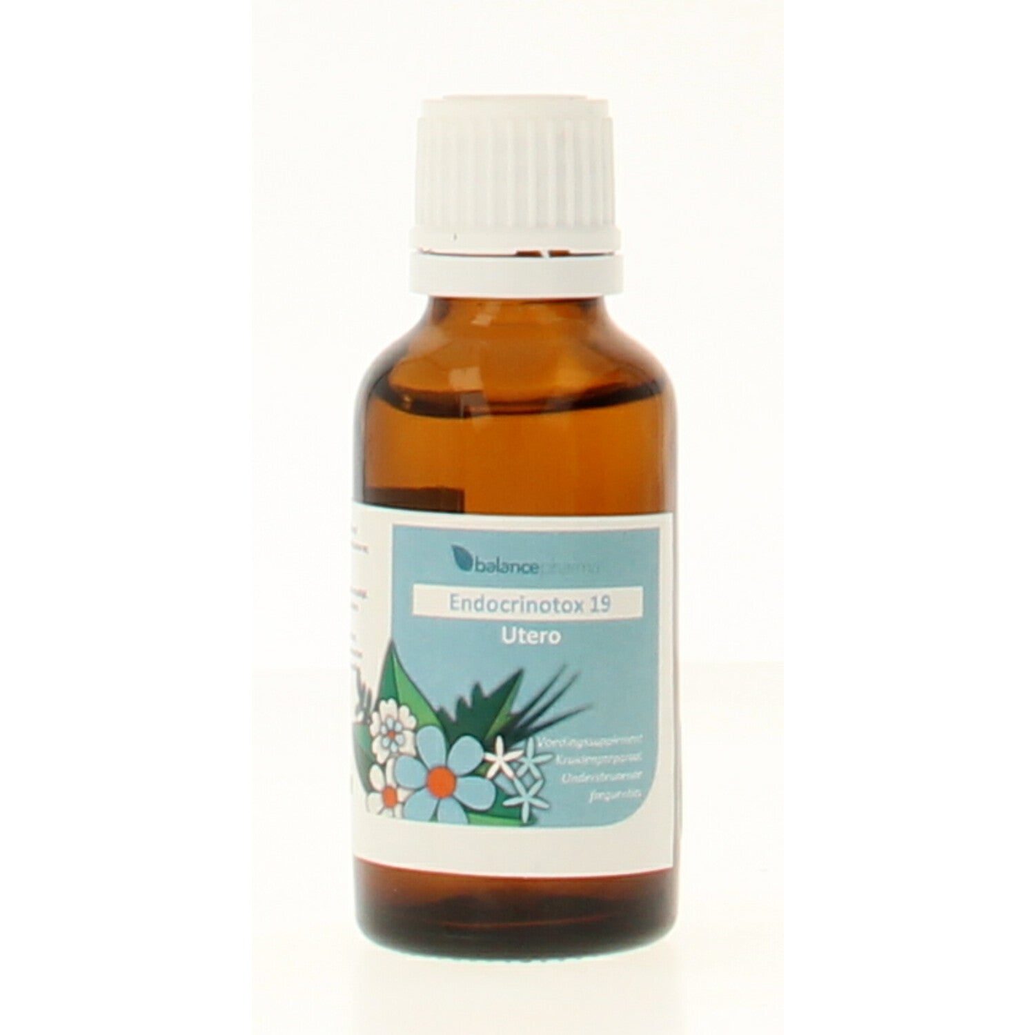 Balancepharma Utero Endocrinotox herbal preparation in 30ml bottle, natural Kruidenpreparaten for hormonal support.