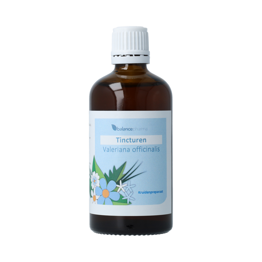 Balancepharma Valeriana officinalis tincture in 100ml bottle, herbal remedy for relaxation and sleep support.