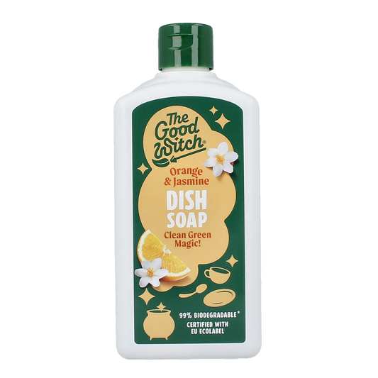 The Good Witch Afwasmiddel sinaasappel jasmijn 500.00 Milliliter