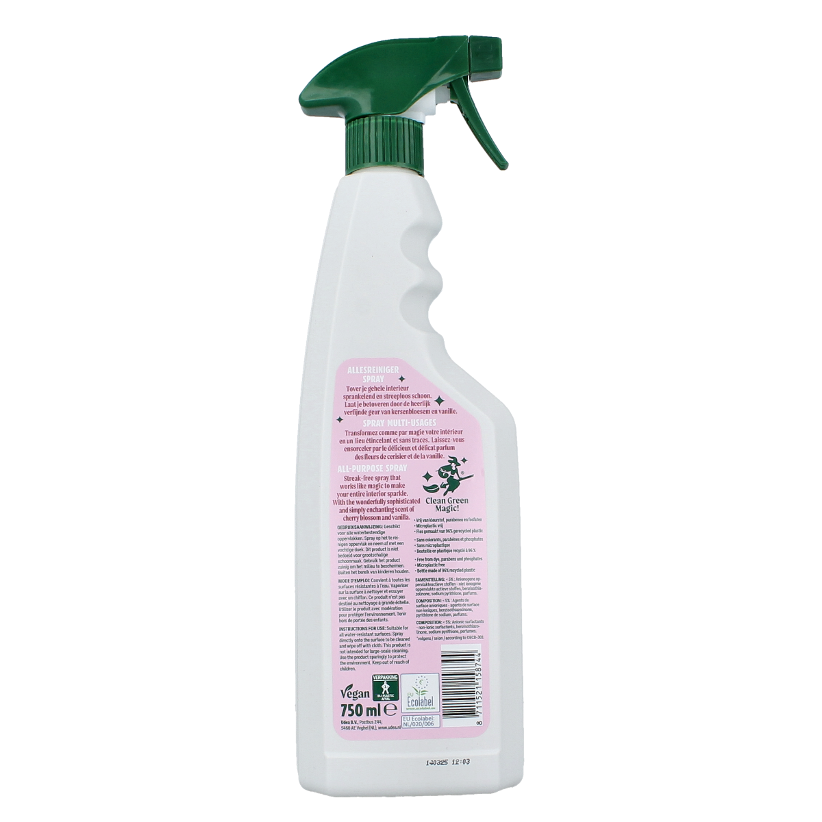 The Good Witch Allesreiniger spray kersenbloesem vanille 750.00 Milliliter