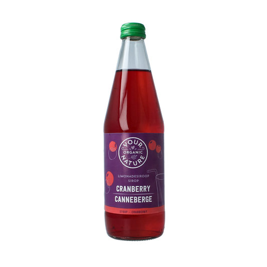 Your Organic Nature Limonadesiroop cranberry bio 500.00 Milliliter