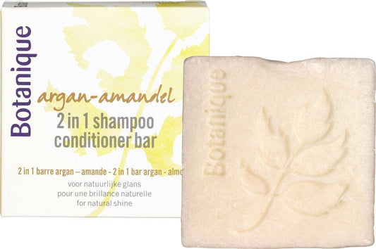 Botanique 2-in-1 Shampoo conditioner bar argan & amandel 100.00 Gram