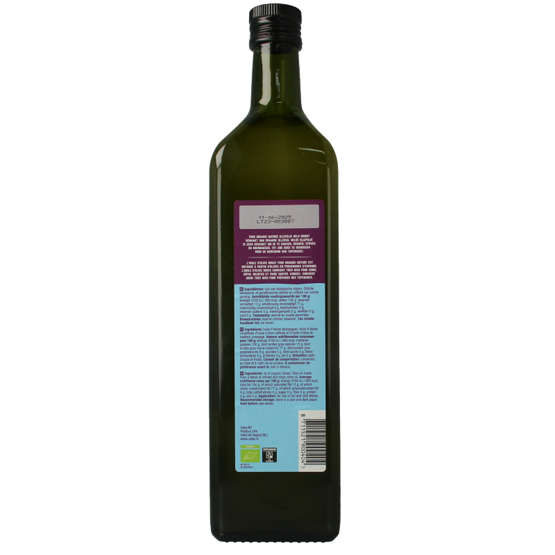 Your Organic Nature Olijfolie mild bio 1000 Milliliter