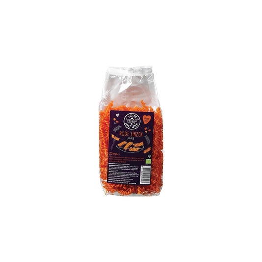 Your Organic Nature Rode linzen pasta glutenvrij bio 250.00 Gram