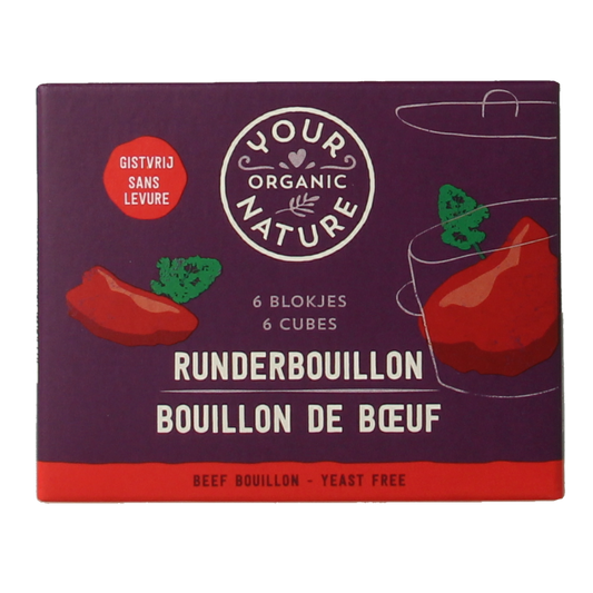Your Organic Nature Runderbouillon helder zonder gist bio 66.00 Gram