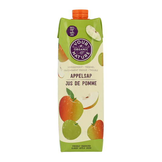 Your Organic Nature Appelsap vers geperst bio 1.00 Liter
