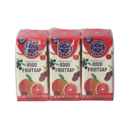 Your Organic Nature Rood fruitsap 200 ML bio 6.00 Stuks
