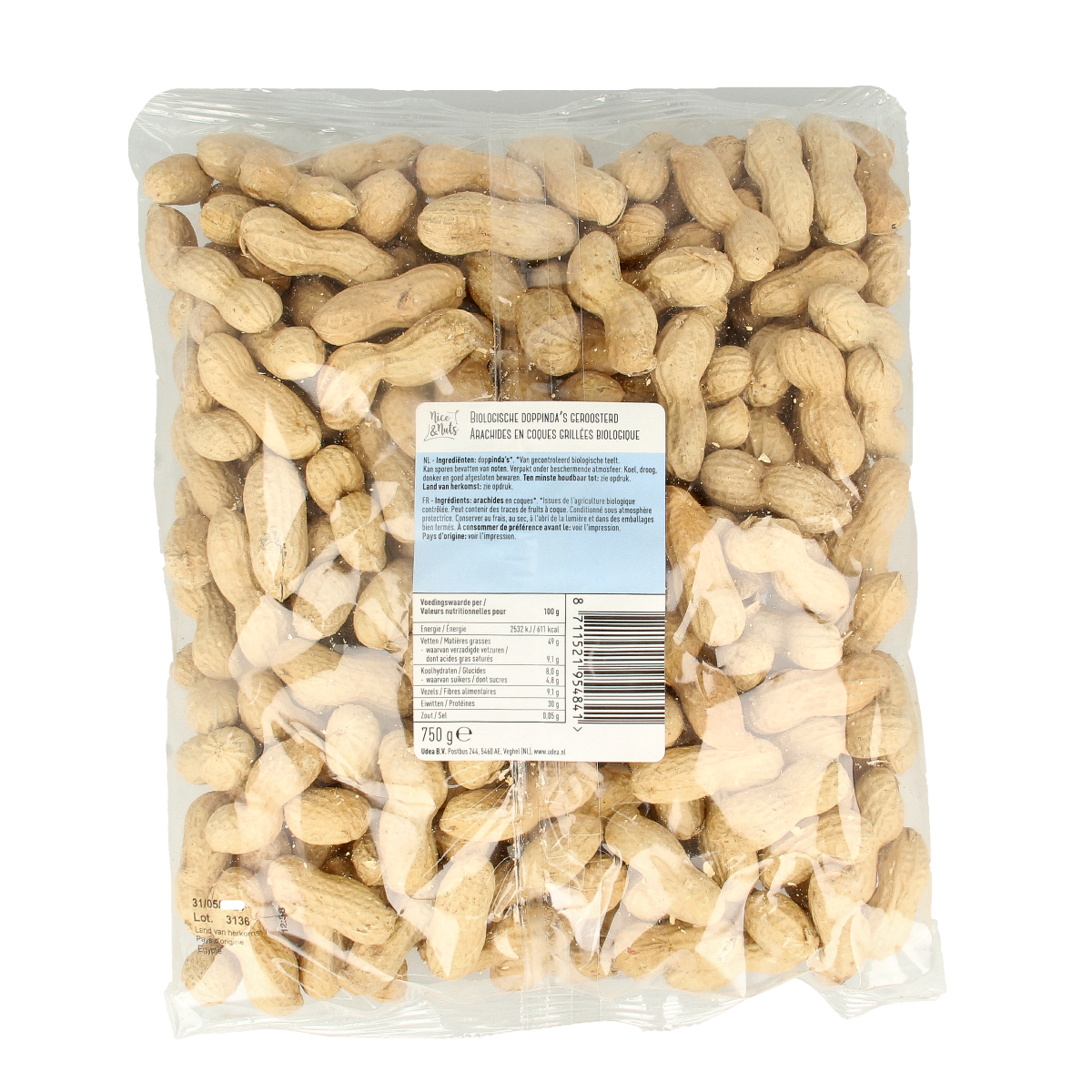 Nice & Nuts Doppinda's geroosterd bio 750.00 Gram