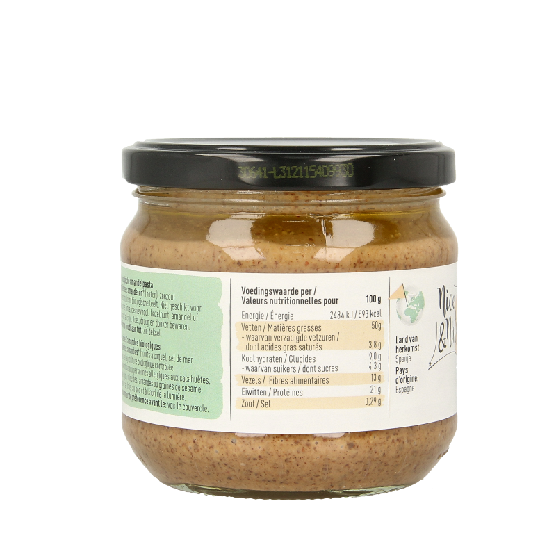 Nice & Nuts Amandelpasta bio 330 Gram