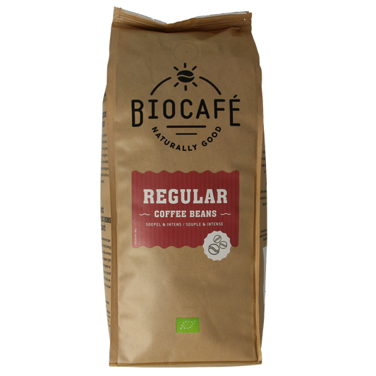 Biocafe Koffiebonen regular bio 500.00 Gram