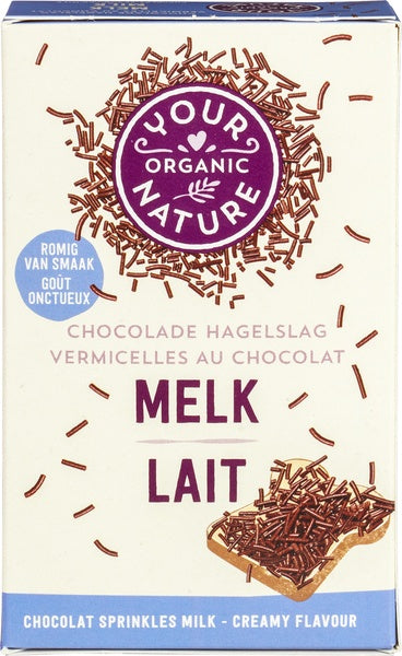 Your Organic Nature Hagelslag melk bio 225.00 Gram
