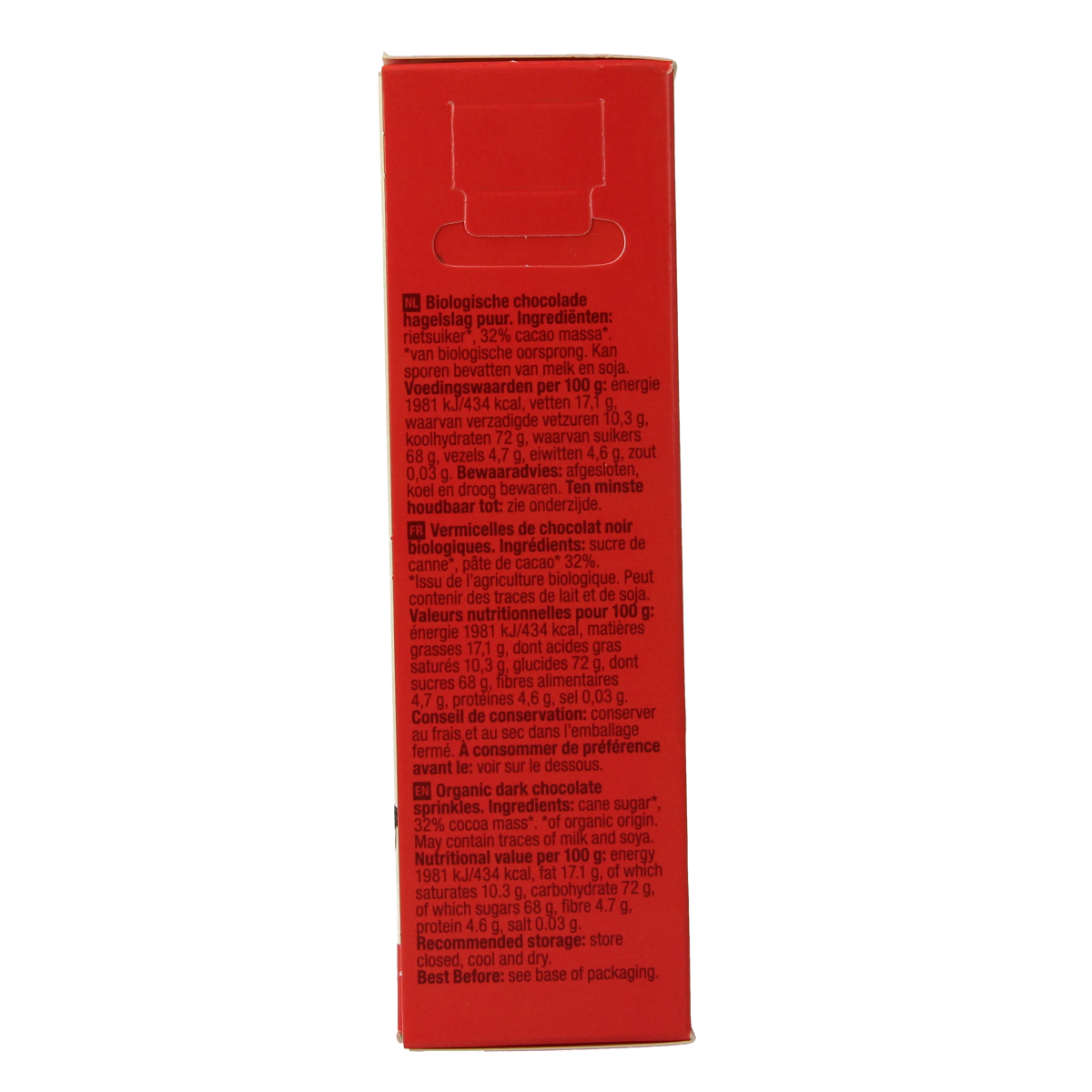 Your Organic Nature Hagelslag puur bio 225.00 Gram