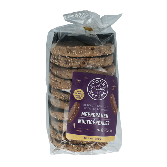 Your Organic Nature Beschuit meergranen bio 10.00 Stuks
