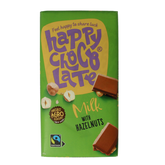 Happy Chocolate Milk hazelnut bio 200.00 Gram