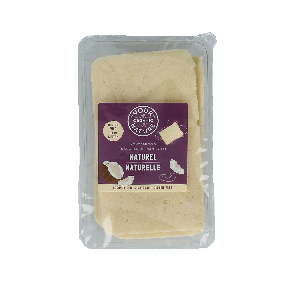 Your Organic Nature Kokosbrood naturel bio 225.00 Gram
