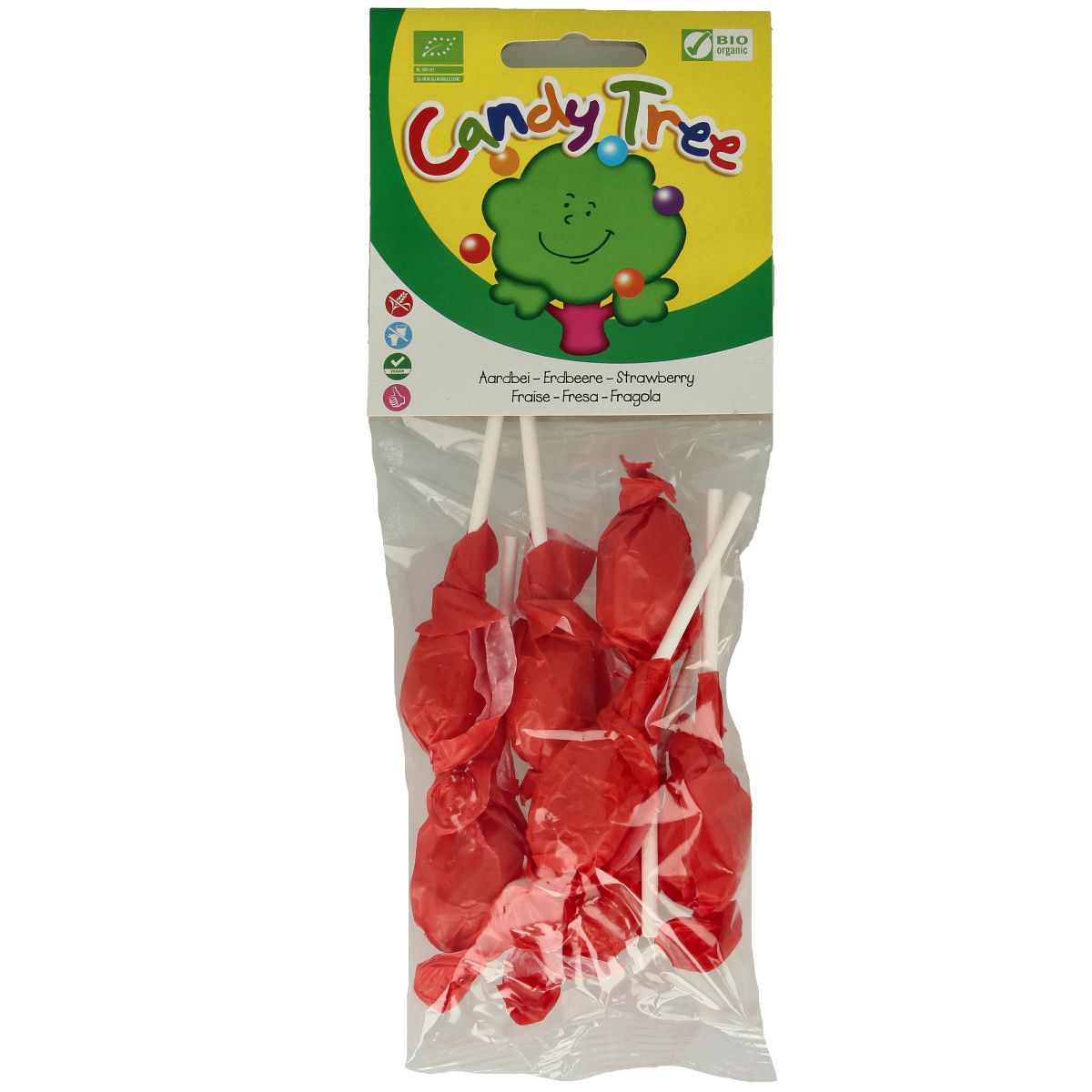 Candy Tree Aardbeiknotsen bio 7.00 Stuks