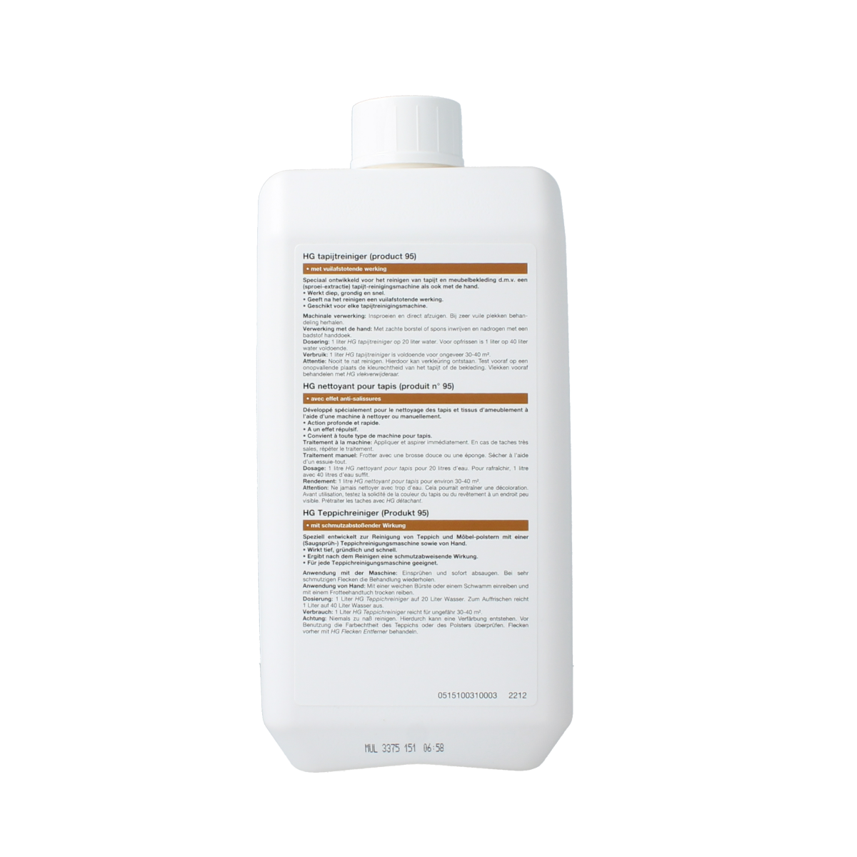 HG Tapijtreiniger 1.00 Liter