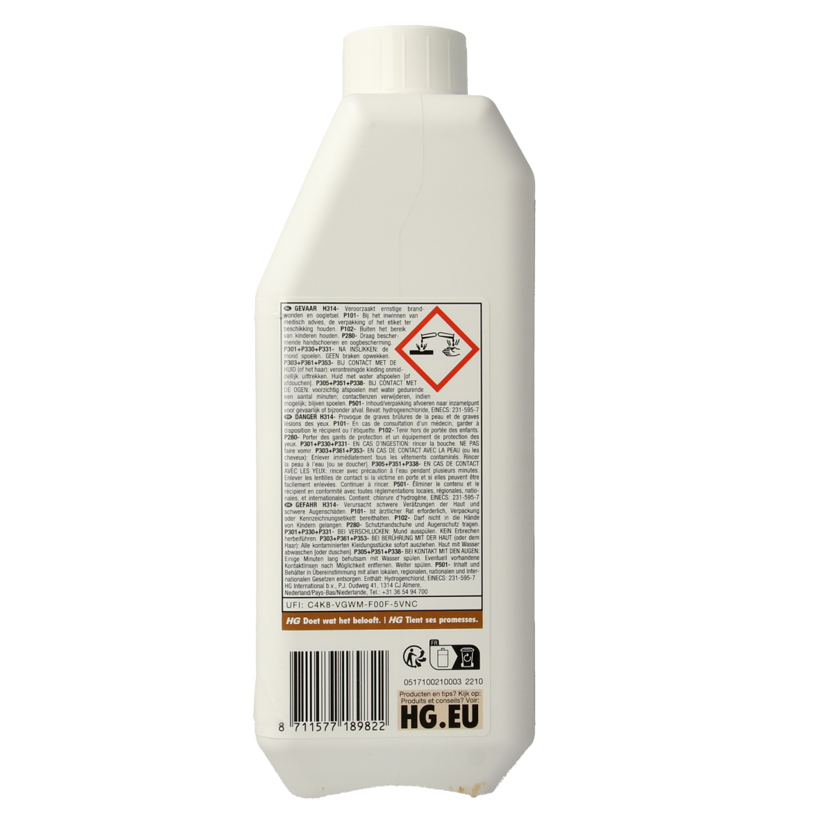 HG Tegel cementresten verwijderaar 1.00 Liter