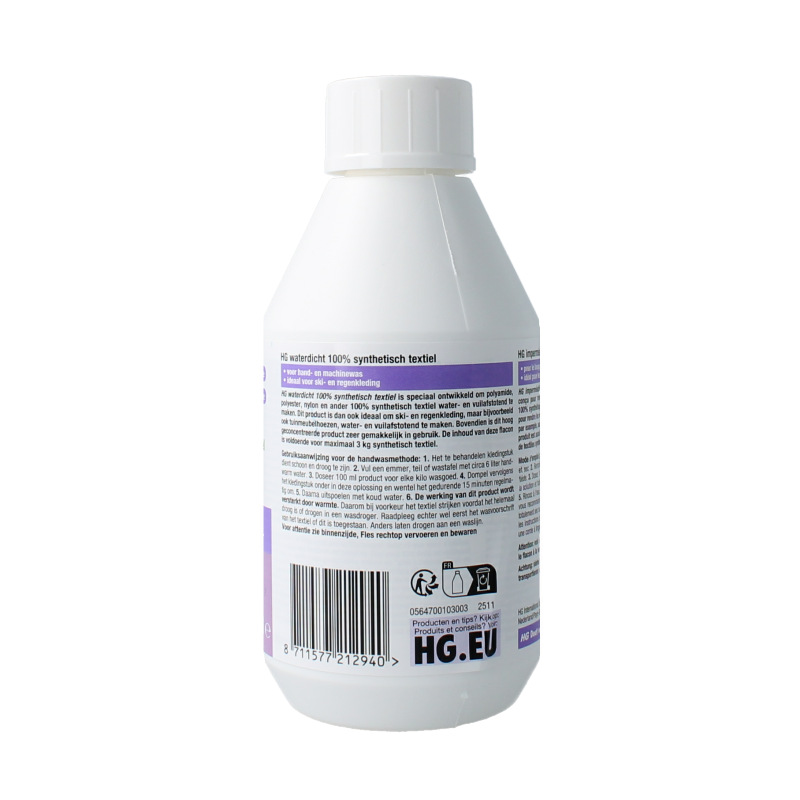 HG Waterdicht syntetisch textiel 300 Milliliter