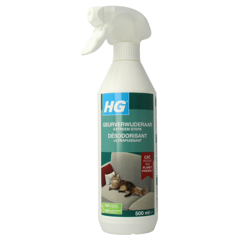 HG Geurverwijderaar extreem sterk kat 500 Milliliter