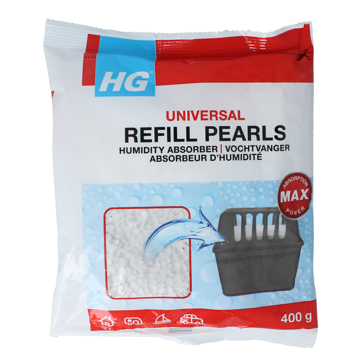 HG Refill pearls vochtvanger 400.00 Gram