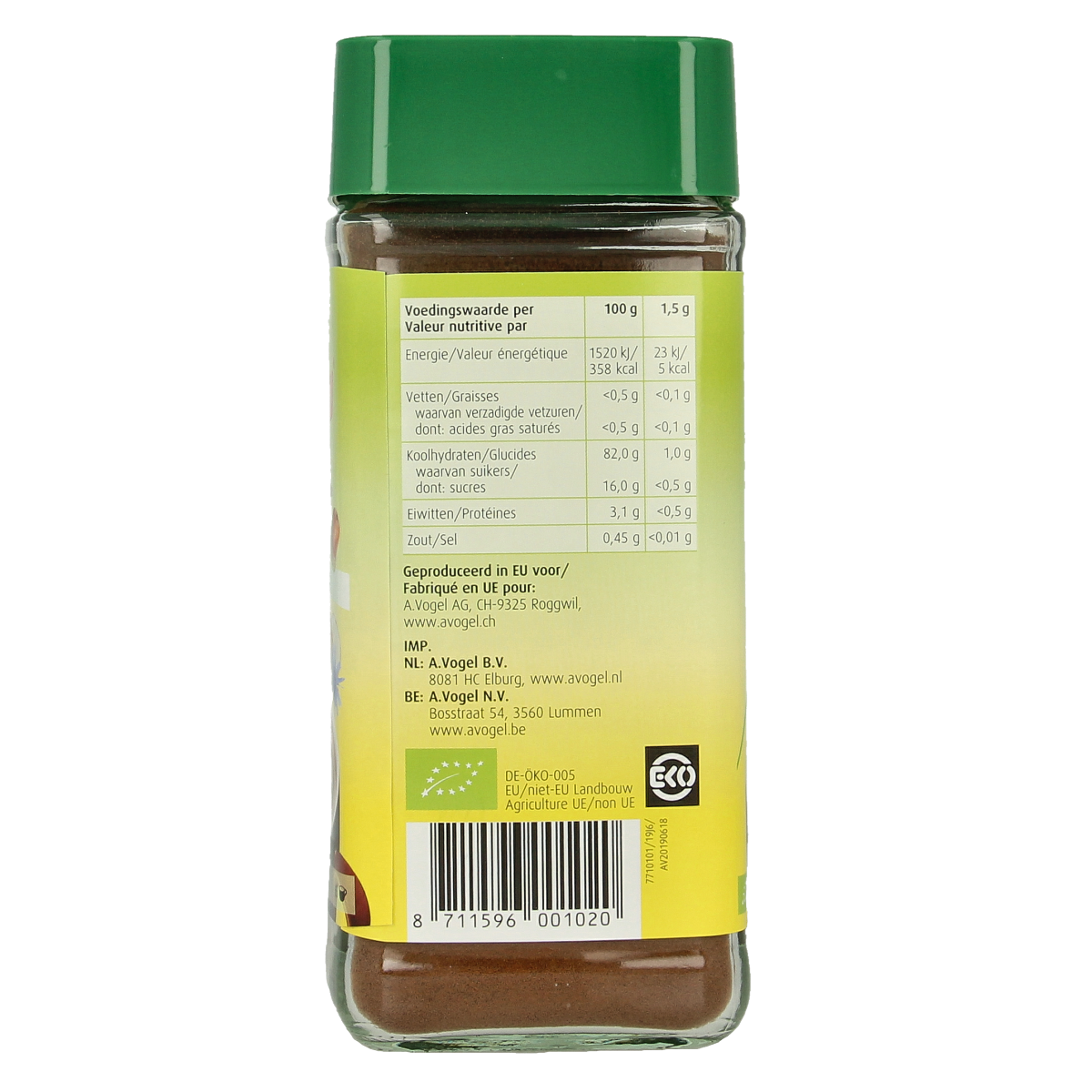 A Vogel Bambu koffie bio 100.00 Gram